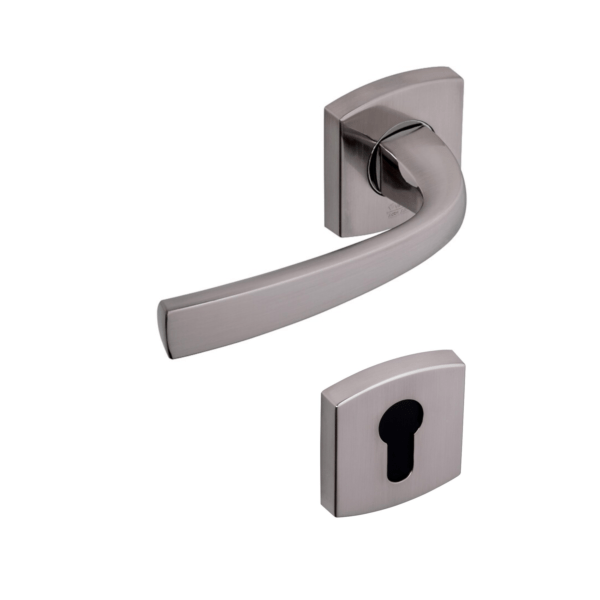 Poignée de porte design Muze Platine Vachette Assa Abloy - Clé I