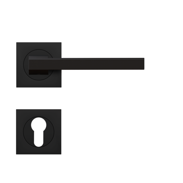 Poignée de porte noire Boston Cosmos Black Karcher Design - Clé I
