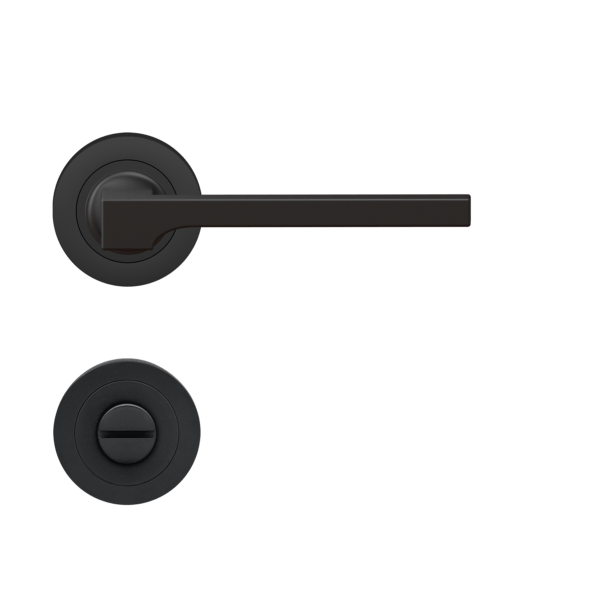 Poignée de porte noire Soho Cosmos Black Karcher Design - Condamnation