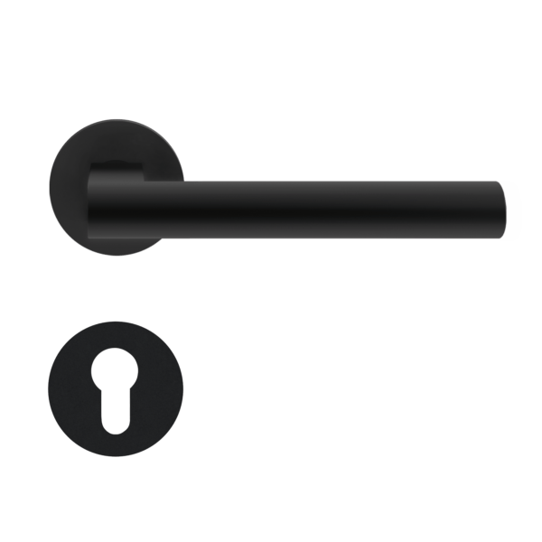 Poignée de porte noire Madeira Cosmos Black Karcher Design - Clé I