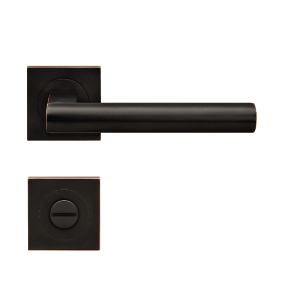 Poignée de porte noire Madeira Bronze Antique Karcher Design - Condamnation