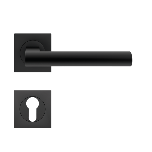 Poignée de porte noire Madeira Cosmos Black Karcher Design - Clé I