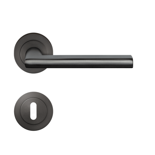 Poignée de porte noire Montana Titan Gris Karcher Design - Clé L