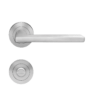 Poignée de porte design Montana Inox Satiné Karcher Design - Condamnation