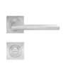 Poignée de porte design Montana Inox Satiné Karcher Design - Condamnation