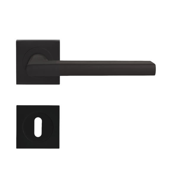 Poignée de porte noire Montana Cosmos Black Karcher Design - Clé L