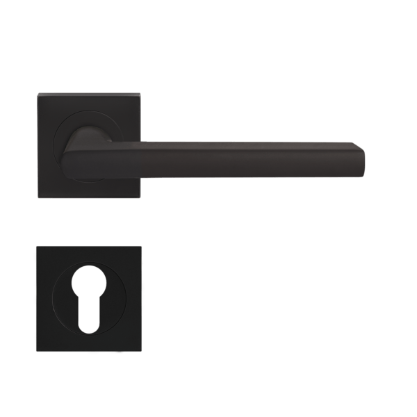 Poignée de porte noire Montana Cosmos Black Karcher Design - Clé I