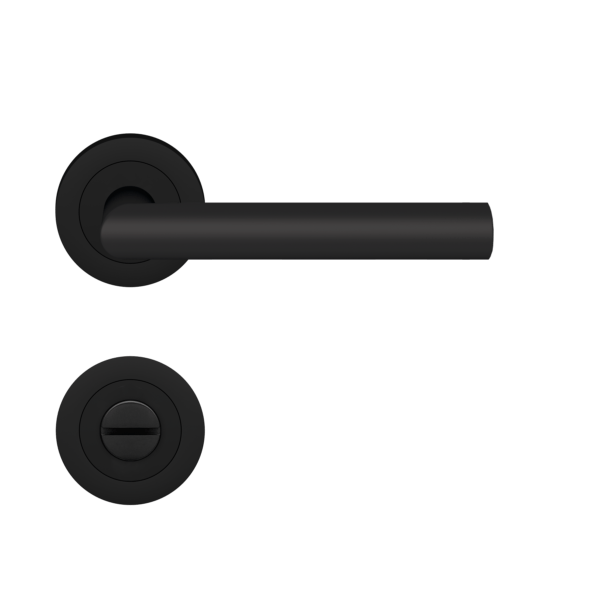 Poignée de porte noire Rhodos Cosmos Black Karcher Design - Condamnation