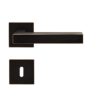 Poignée de porte noire Seattle Bronze Antique Karcher Design - Clé L