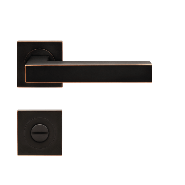 Poignée de porte noire Seattle Bronze Antique Karcher Design - Condamnation