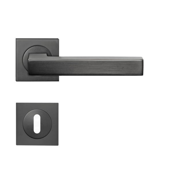 Poignée de porte noire Seattle Titan Gris Karcher Design - Clé L