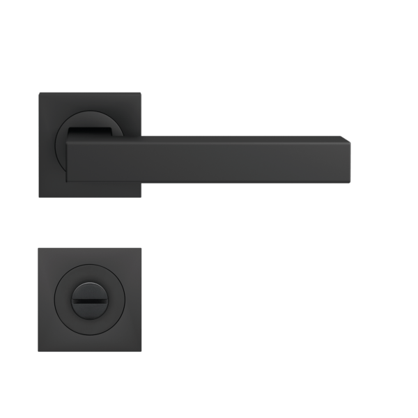 Poignée de porte noire Seattle Cosmos Black Karcher Design - Condamnation