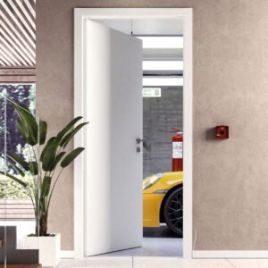 Porte intérieure isotherme Déco Integra blanc Coulidoor Pail