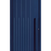Porte d'entrée alu Météore bleu 5003 texturé Bel'm