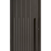 Porte d'entrée alu Météore brun 2650 texturé Bel'm