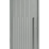 Porte d'entrée alu Météore gris 7004 satiné Bel'm