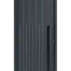 Porte d'entrée alu Météore gris 7016 texturé Bel'm