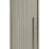 Porte d'entrée alu Météore gris 7030 satiné Bel'm