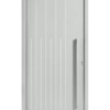 Porte d'entrée alu Météore gris 7035 satiné Bel'm