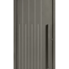 Porte d'entrée alu Météore gris 7039 satiné Bel'm