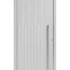 Porte d'entrée alu Météore gris 7047 satiné Bel'm