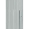 Porte d'entrée alu Météore gris 9006 texturé Bel'm