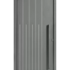 Porte d'entrée alu Météore gris 9007 texturé Bel'm