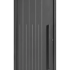 Porte d'entrée alu Météore gris db703 texturé Bel'm