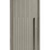 Porte d'entrée alu Météore gris perle 2800 texturé Bel'm