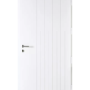 Porte d'entrée alu Météore intérieur blanc 9016 satiné Bel'm