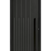 Porte d'entrée alu Météore noir 2100 texturé Bel'm