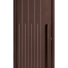 Porte d'entrée alu Météore rouille texturé Bel'm