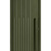 Porte d'entrée alu Météore vert texturé Bel'm
