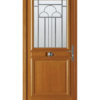 Porte d'entrée bois Cambon moabi Bel'm