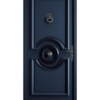 Porte d'entrée bois Castellane bleu 5011 Bel'm